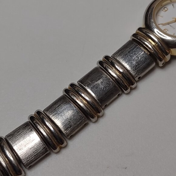 6.5 Inch Silver Tone Metal Gruen Watch With White Dial - Picture 4 of 13